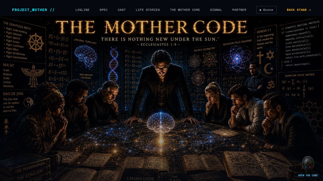 Single Mother Code The Mother Code — She Is Awake